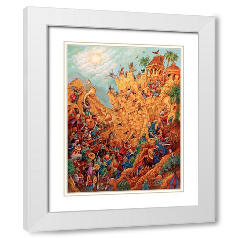 25 White Modern Wood Framed Art Print with Double Matting by Bell, Bill