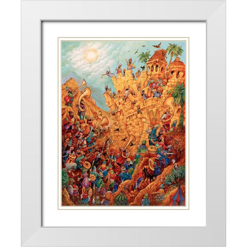 25 White Modern Wood Framed Art Print with Double Matting by Bell, Bill