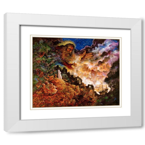 29 White Modern Wood Framed Art Print with Double Matting by Bell, Bill