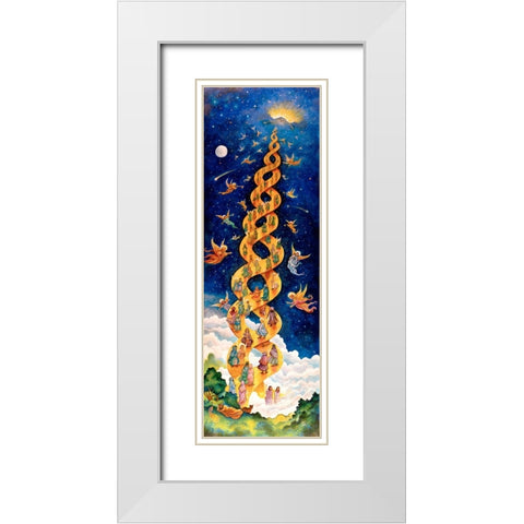31 White Modern Wood Framed Art Print with Double Matting by Bell, Bill
