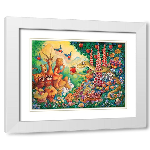 35 White Modern Wood Framed Art Print with Double Matting by Bell, Bill