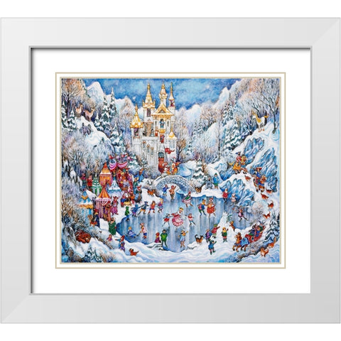 Camelot Winter White Modern Wood Framed Art Print with Double Matting by Bell, Bill