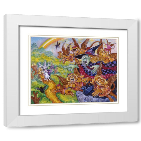 The Wicked Witch White Modern Wood Framed Art Print with Double Matting by Bell, Bill