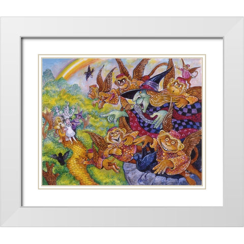 The Wicked Witch White Modern Wood Framed Art Print with Double Matting by Bell, Bill