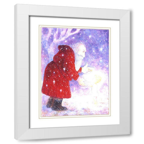 The Selfish Giant #15 White Modern Wood Framed Art Print with Double Matting by Bell, Bill