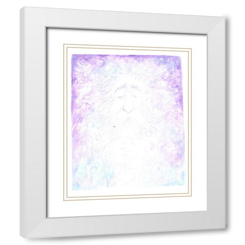 The Selfish Giant #17 White Modern Wood Framed Art Print with Double Matting by Bell, Bill