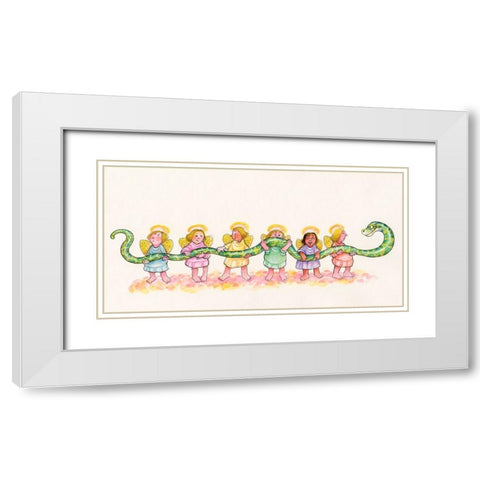 15B White Modern Wood Framed Art Print with Double Matting by Bell, Bill