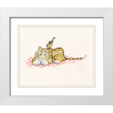 18A White Modern Wood Framed Art Print with Double Matting by Bell, Bill