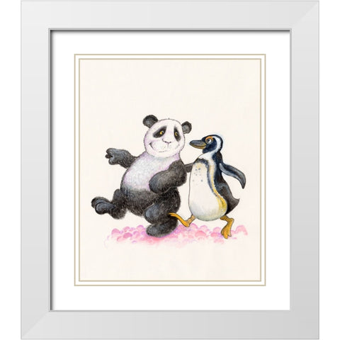 19A White Modern Wood Framed Art Print with Double Matting by Bell, Bill