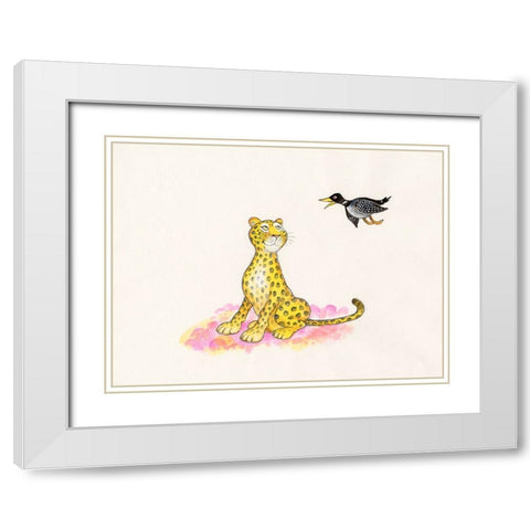 22B White Modern Wood Framed Art Print with Double Matting by Bell, Bill
