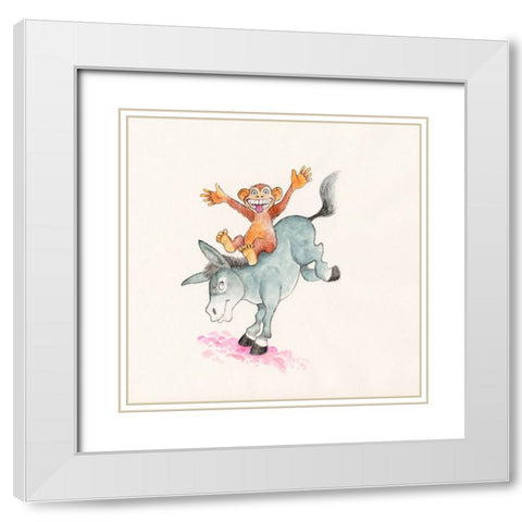 27A White Modern Wood Framed Art Print with Double Matting by Bell, Bill
