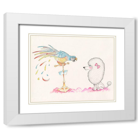 30A White Modern Wood Framed Art Print with Double Matting by Bell, Bill