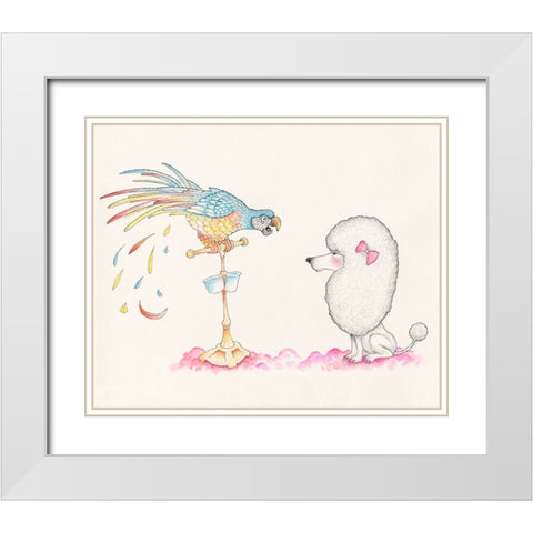 30A White Modern Wood Framed Art Print with Double Matting by Bell, Bill