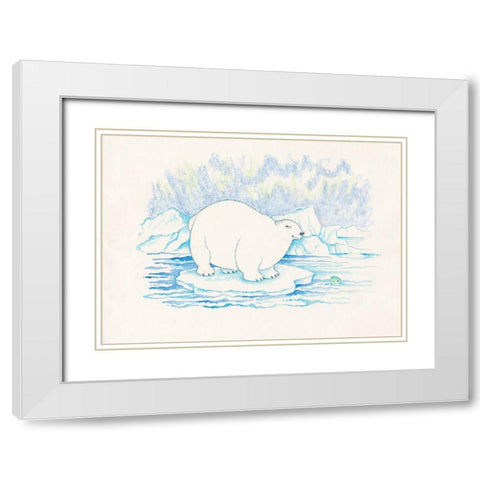 32A White Modern Wood Framed Art Print with Double Matting by Bell, Bill