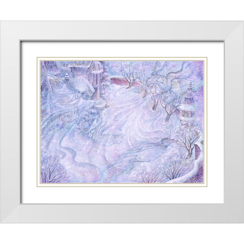 The Selfish Giant #5 White Modern Wood Framed Art Print with Double Matting by Bell, Bill