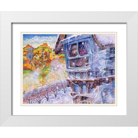 The Selfish Giant #6 White Modern Wood Framed Art Print with Double Matting by Bell, Bill