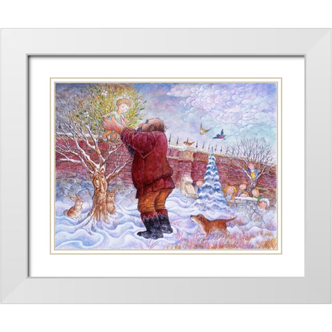 The Selfish Giant #10 White Modern Wood Framed Art Print with Double Matting by Bell, Bill