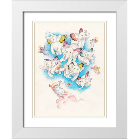 13A White Modern Wood Framed Art Print with Double Matting by Bell, Bill