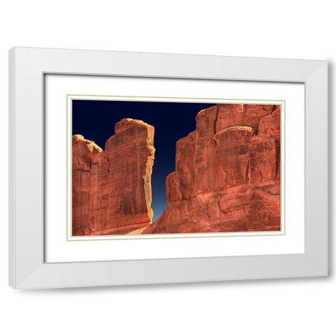 A Colorful Past White Modern Wood Framed Art Print with Double Matting by Sherrell, Bill