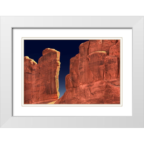 A Colorful Past White Modern Wood Framed Art Print with Double Matting by Sherrell, Bill