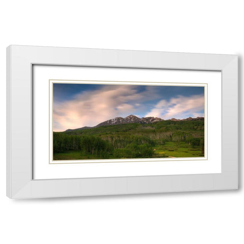 High Velocity White Modern Wood Framed Art Print with Double Matting by Sherrell, Bill