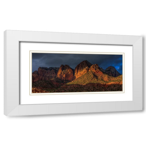 Light Journey White Modern Wood Framed Art Print with Double Matting by Sherrell, Bill