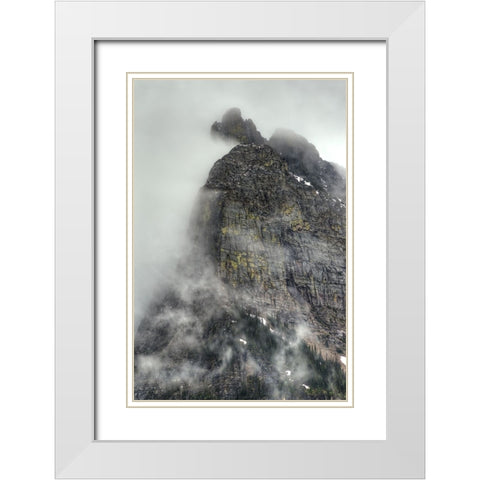 Pinnacle White Modern Wood Framed Art Print with Double Matting by Sherrell, Bill
