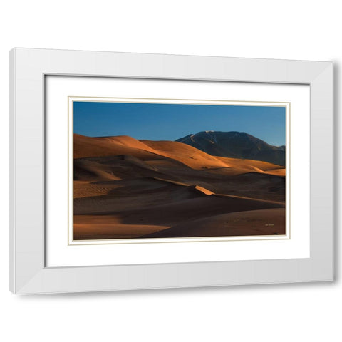 Within The Realm Of Light And Shadow White Modern Wood Framed Art Print with Double Matting by Sherrell, Bill