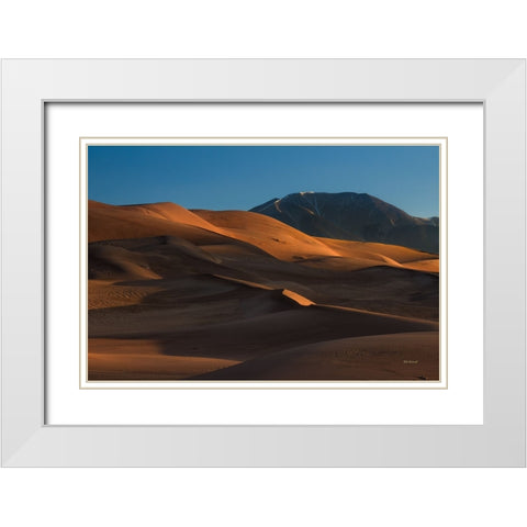 Within The Realm Of Light And Shadow White Modern Wood Framed Art Print with Double Matting by Sherrell, Bill
