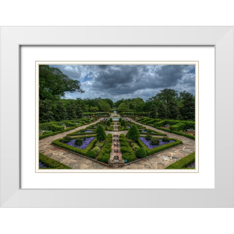 Fort Worth Botanic Gardens White Modern Wood Framed Art Print with Double Matting by Sherrell, Bill
