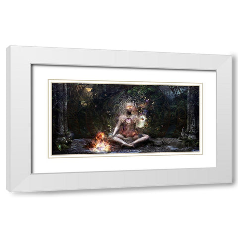 Sacrament For The Sacred Dreamers White Modern Wood Framed Art Print with Double Matting by Gray, Cameron
