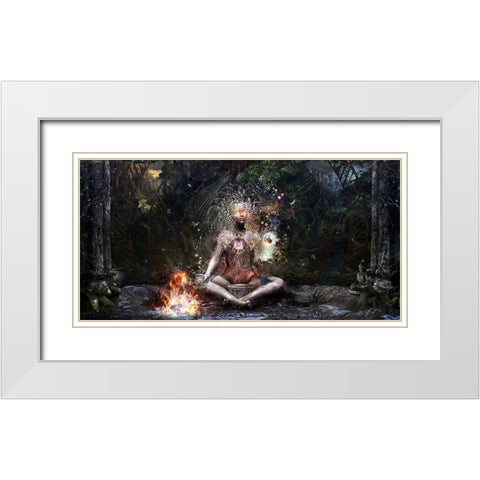 Sacrament For The Sacred Dreamers White Modern Wood Framed Art Print with Double Matting by Gray, Cameron