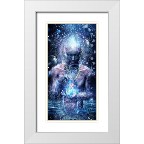 Silence Seekers White Modern Wood Framed Art Print with Double Matting by Gray, Cameron