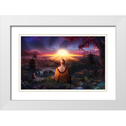 A Magical Existence White Modern Wood Framed Art Print with Double Matting by Gray, Cameron