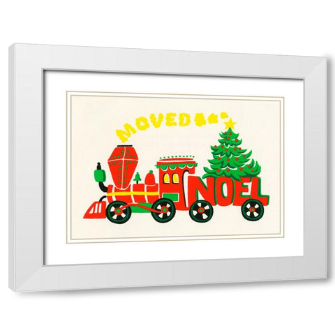 C-905 White Modern Wood Framed Art Print with Double Matting by Crockett Collection