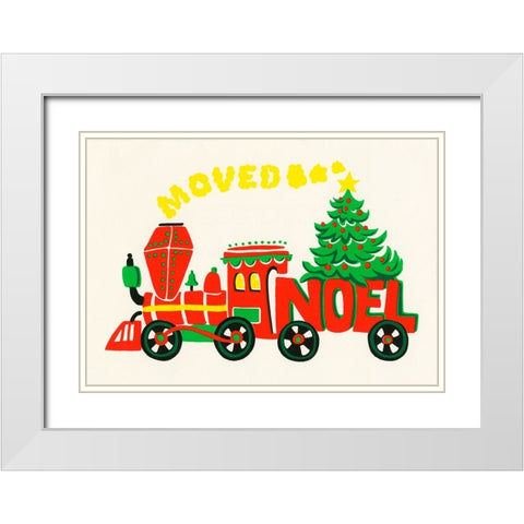 C-905 White Modern Wood Framed Art Print with Double Matting by Crockett Collection