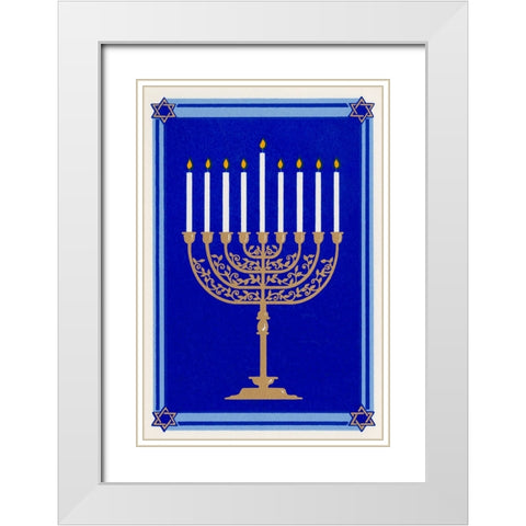 C-0150 White Modern Wood Framed Art Print with Double Matting by Crockett Collection