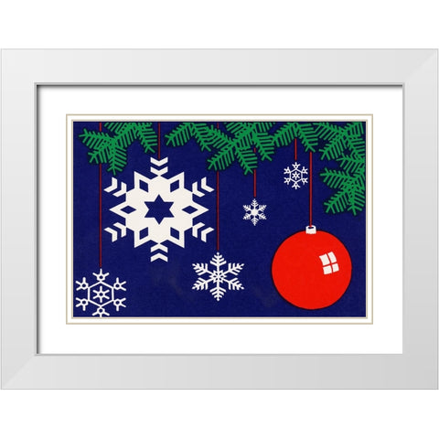 C-2120 White Modern Wood Framed Art Print with Double Matting by Crockett Collection