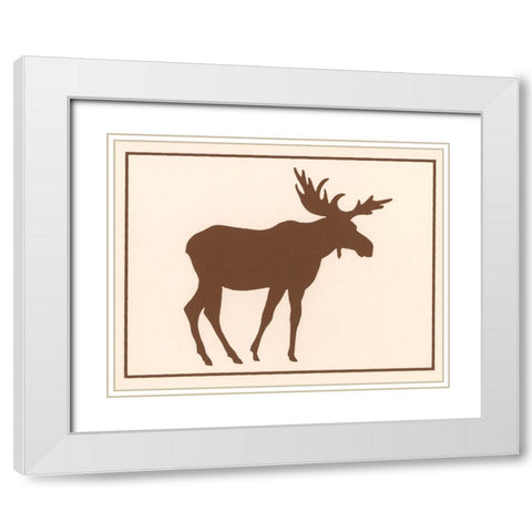 Ca133 White Modern Wood Framed Art Print with Double Matting by Crockett Collection