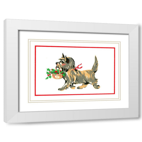 C-811 White Modern Wood Framed Art Print with Double Matting by Crockett Collection