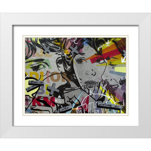 That There Is White Modern Wood Framed Art Print with Double Matting by Monteavaro, Dan