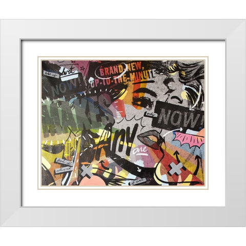 Anyone Now White Modern Wood Framed Art Print with Double Matting by Monteavaro, Dan