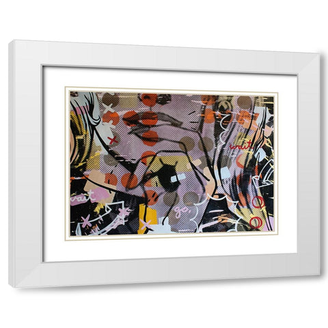 Wait Wait Go 1 White Modern Wood Framed Art Print with Double Matting by Monteavaro, Dan