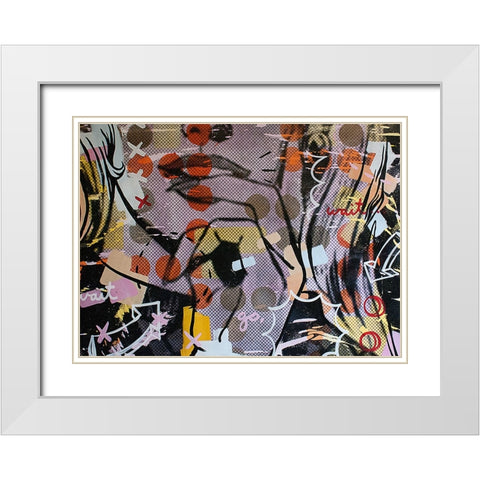 Wait Wait Go 1 White Modern Wood Framed Art Print with Double Matting by Monteavaro, Dan