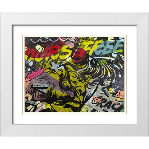 Yours Free White Modern Wood Framed Art Print with Double Matting by Monteavaro, Dan