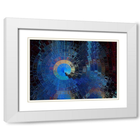 Final Gateway White Modern Wood Framed Art Print with Double Matting by Manlove, David