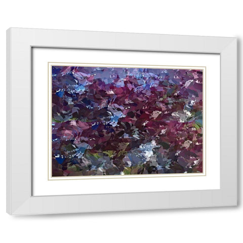 Its Lilac White Modern Wood Framed Art Print with Double Matting by Manlove, David