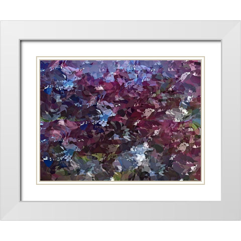 Its Lilac White Modern Wood Framed Art Print with Double Matting by Manlove, David