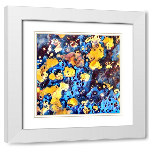 Universe at Large White Modern Wood Framed Art Print with Double Matting by Manlove, David