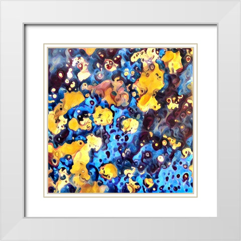 Universe at Large White Modern Wood Framed Art Print with Double Matting by Manlove, David